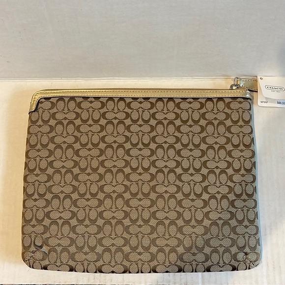 Coach signature canvas tablet sleeve - Picture 1 of 6